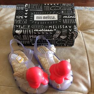 BNIB Mini Melissa Aranha Ice Cream Sandals